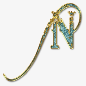 Alfabeto De Fondo Azul Claro Con Orilla En Oro - Letras Png Brilhante