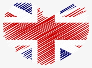 United Kingdom Heart Flag - Flag