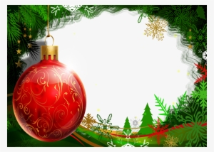Red Christmas Frame Png Download