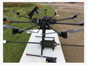 Close Up Of Multicopter Uav With Routescene Mounting - Helicopter Rotor