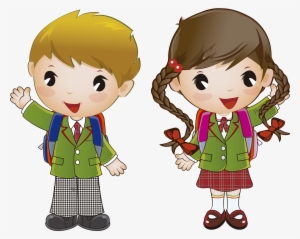 Ninos-uniforme2 - Niños Colegio Png