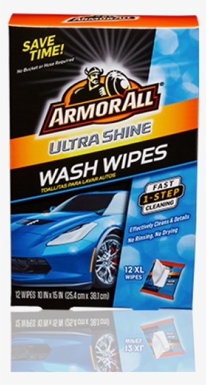 Ultra Shine Wash Wipes - Armor All - Ultra Shine Wash Wipes 12ct