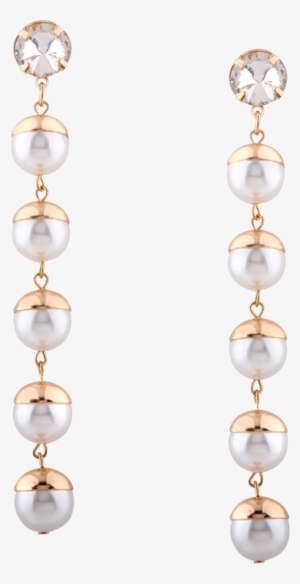 Pendientes De Gota Largos De Perlas Artificiales De