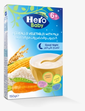 8 Cereals & Vegetables With Milk - Hero Baby