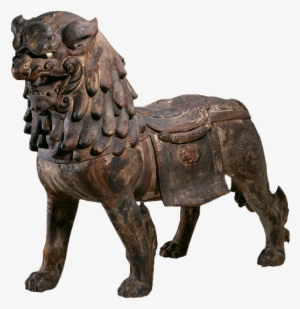 Mount For The Buddhist Deity Monju</em> - Sculpture