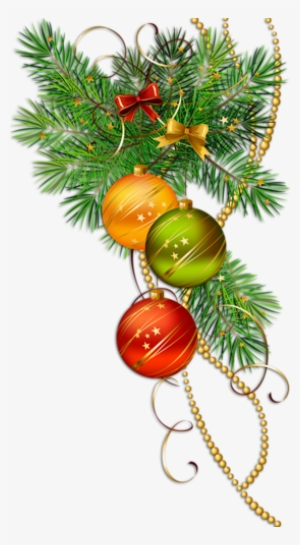 35 - Christmas Corner Decorations Png