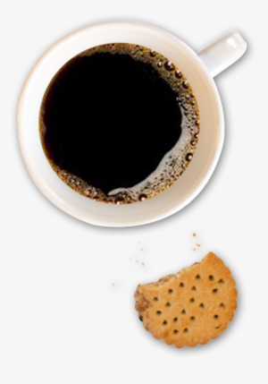 From The Heart Brochures Coffee And Biscuit - Caffè Png Top View