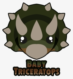 Fist Clipart Ally - Baby Triceratops