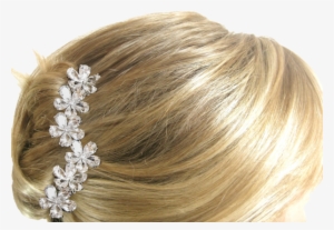 Silver Set Of 3 Stick Pear Shaped Hair Pins - Brooch