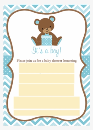 Error Message - Teddy Bear Baby Shower
