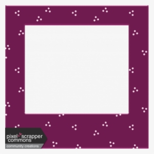 Maroon Dotted Frame - Colorfulness