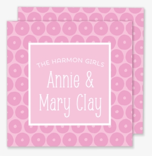 Dotted Family Calling Card - Greeting Card