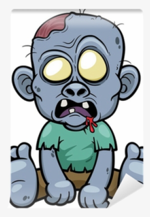 Vector Illustration Of Cartoon Zombie Wall Mural • - Zombie Clip Art