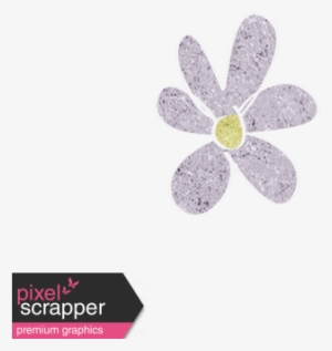 Lavendar Cardstock Flower - Digital Scrapbooking