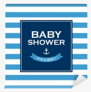 Baby Shower Card Invitation, It's A Boy - Sherry With The Bishop By Carol Biederman