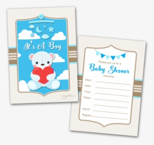 20 Baby Shower Cards And 20 Envelopes 'it's A Boy' - Baby Shower