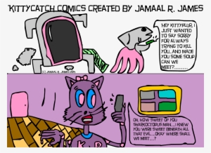 Kitty Catch Comic Strip Created By Jamaal R - Comics