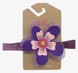 Celebrate Violet Flower Headband - Artificial Flower