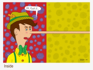 678 Pinocchio - Greeting Card