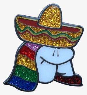 Mexican Sombrero Man Siesta Ball Marker - Readygolf - Mexican Sombrero Man Siesta Ball Marker