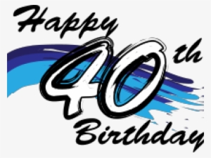 Happy 40th Birthday Clipart - Happy 80th Birthday Png