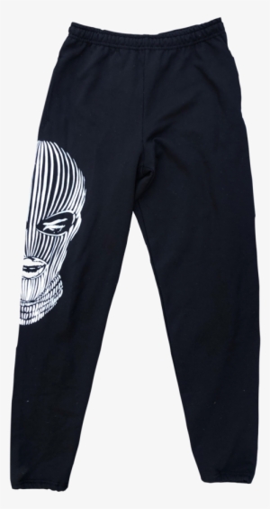 Ski Mask Sweatpants In Black - Trousers