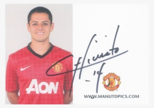 Chicharito - Manchester United Personalised Street Sign Mouse Mat