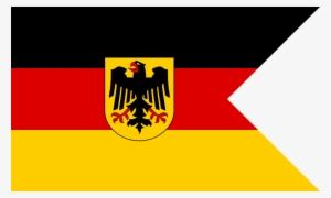 The Naval Ensign Of The West German Bundesmarine - Germany Flag