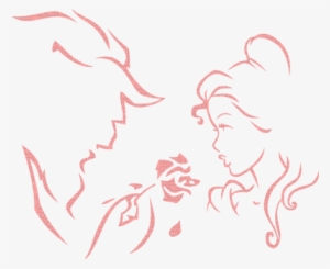 Beauty And The Beast Transparent - Beauty And The Beast Silhouette
