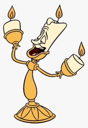 Cartoon Clipart Lumière Belle Mrs - Beautiful And The Beast .png