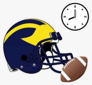Michigan Game Day Itinerary Daytripper University Clipart - Osu Vs Michigan Helmet