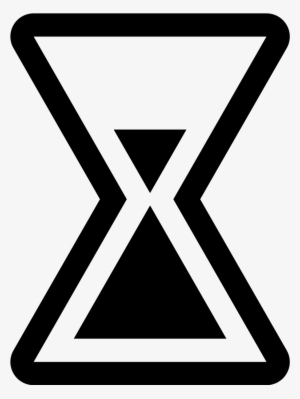 Simpleicons Business Sand Watch Of Two Rounded Opposite - Sand Clock Icon Vector