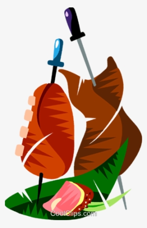 Churrasco, Brazilian Barbecue Royalty Free Vector Clip - Churrasco Clipart