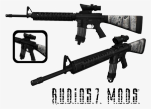The Stock Thingy Was Manually Added, Acog Has Glass - Sgt Grit Ar-15 Grill Lighter