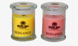 Mistletoe Small Elegance Candle - Busy Bee Candles Elegance Soy Candle In Glass Medium