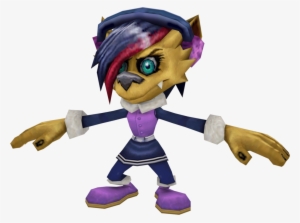 Crash Bandicoot Mind Over Mutant Brat Girl - Crash Of The Titans Brat Girls