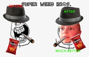 Super Weed Bros - Doritos Flavored Tortilla Chips, Nacho Cheese - 7 Oz