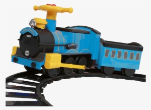 6v Imaginarium Steam Train - Rollplay Train And Track Ride On Red