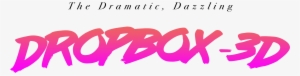 Dropbox 3d Banner - Calligraphy