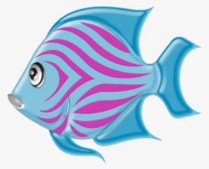 Element 15 - Pink And Blue Fish Clipart