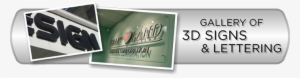 Gallery Banner 3d - Lettering