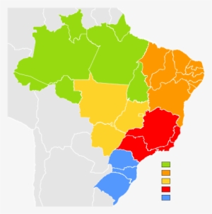 Mapa Do Brasil Vetorizado - Brazil Regions