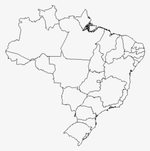 Mas Só Conseguimos Ver Seus Formatos Não Há Cores Que - Mapa Do Brasil