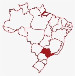 Nenhuma Unidade Encontrada - Brazil Blank Map