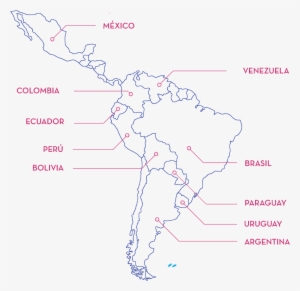 Português Do Brasil - Map Of South America