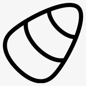 Candy Corn Vector - Candy Corn Clip Art Black And White