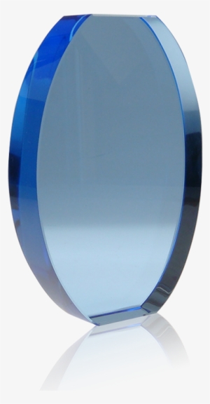 Oval Interchange Blue - Makeup Mirror