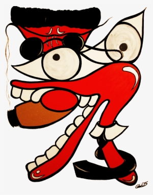 Eduardo Roncero, Curvismo, Personajes Celebres, Eduardo - Cartoon