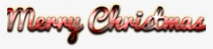 Merry Christmas Word Art Png Clipart - Art