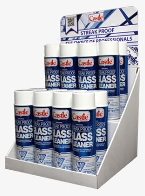 Castle® Streak Proof™ Glass Cleaner Pop Display - Display